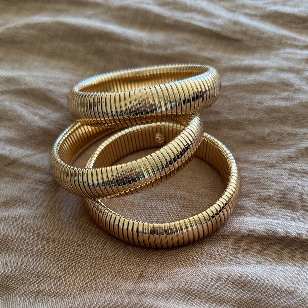 Ettika flex snake chain stretch bracelet set